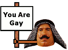You are Gay and Faggot!